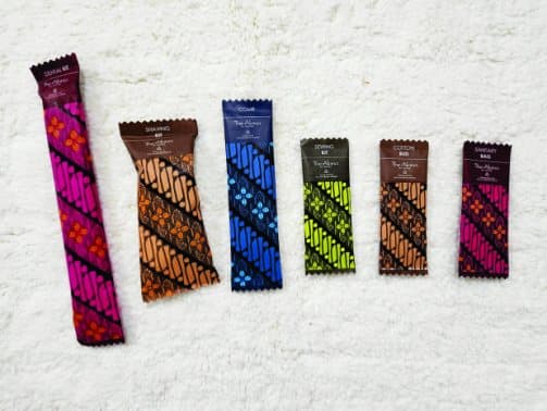Amenities seri kemasan motif batik